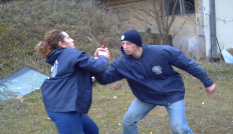 Female operative unarmed protection training